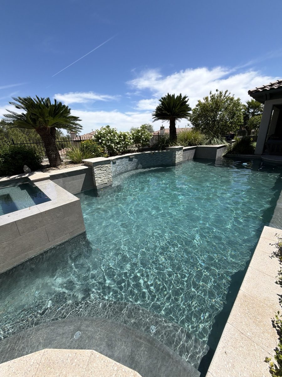 Luxury clean pool after pool cleaning service